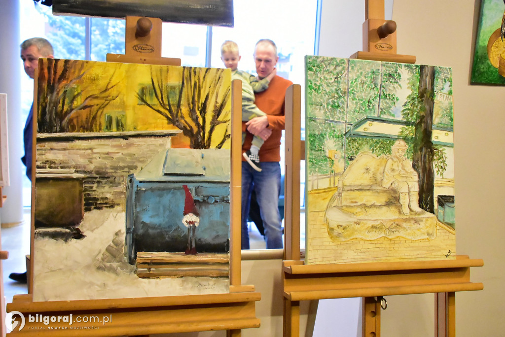 Biłgorajscy artyści amatorzy zachwycają. Wystawa, aukcja i wielki potencjał w BCK