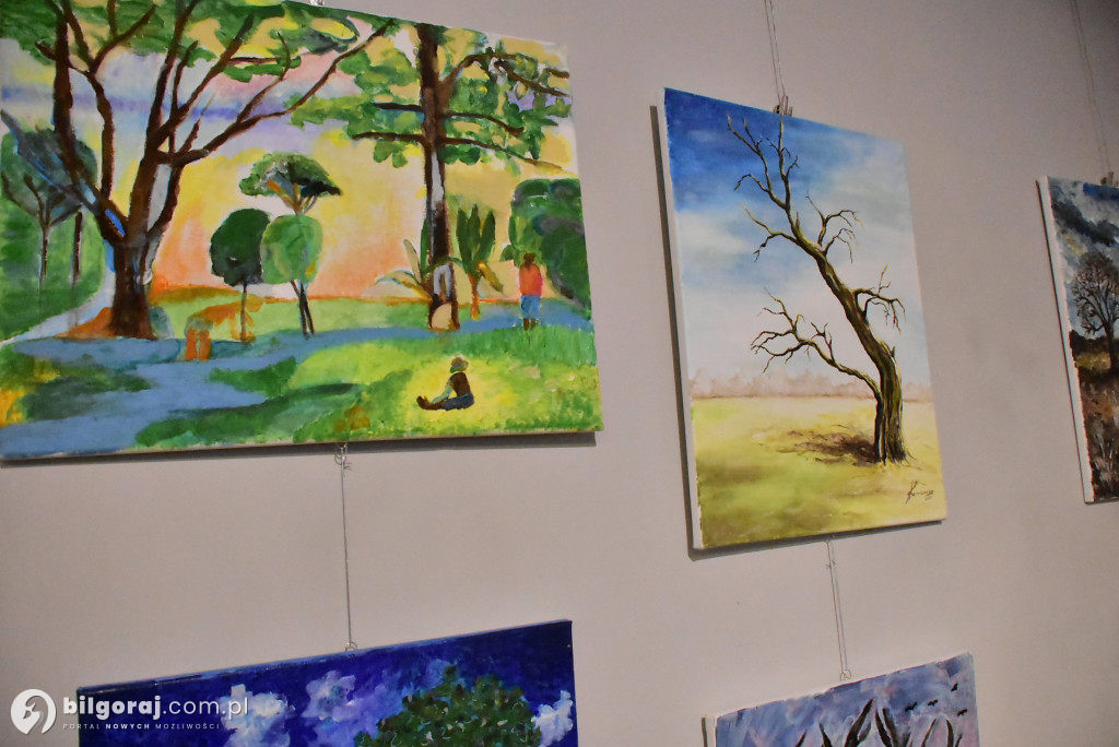 Biłgorajscy artyści amatorzy zachwycają. Wystawa, aukcja i wielki potencjał w BCK
