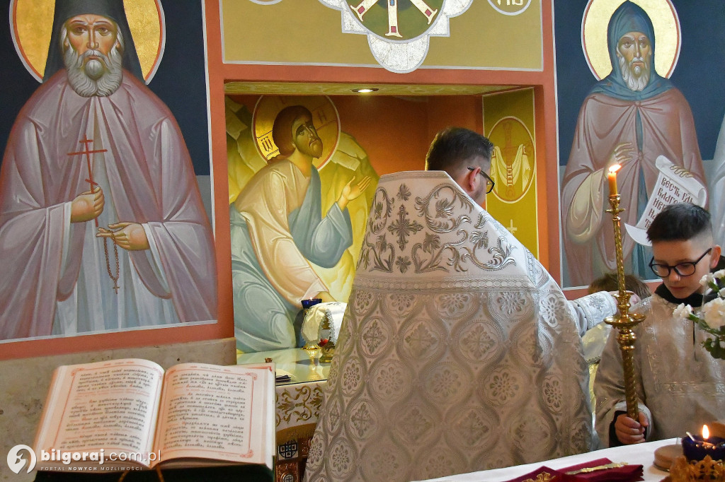 Wielka Sobota w biłgorajskiej cerkwi. Czas ciszy, nadziei i białych szat