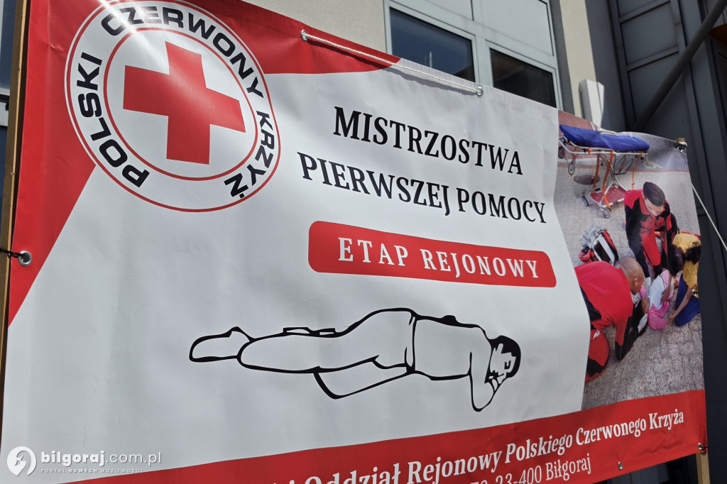 Rejonowe Mistrzostwa Pierwszej Pomocy PCK w Biłgoraju