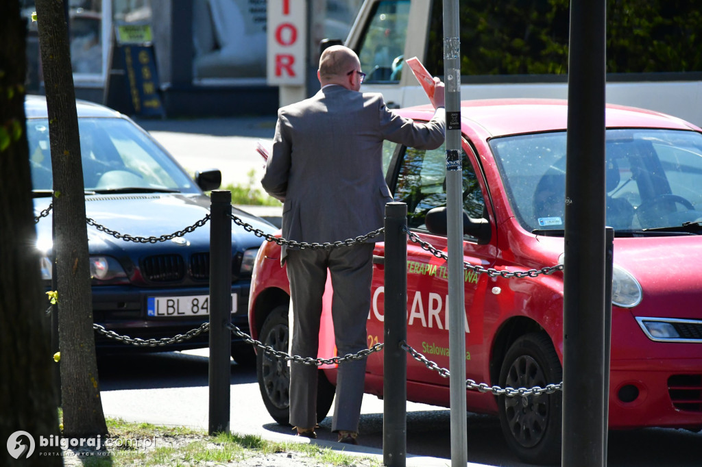 Członkowie MRP w akcji z flagą. Ciekawa inicjatywa