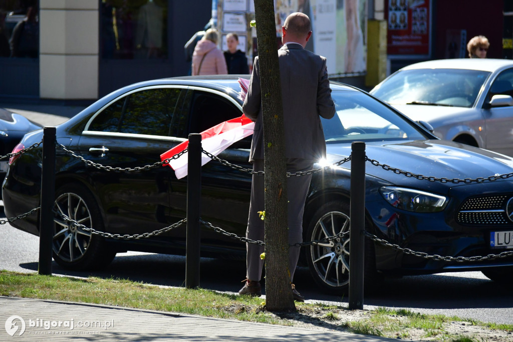 Członkowie MRP w akcji z flagą. Ciekawa inicjatywa