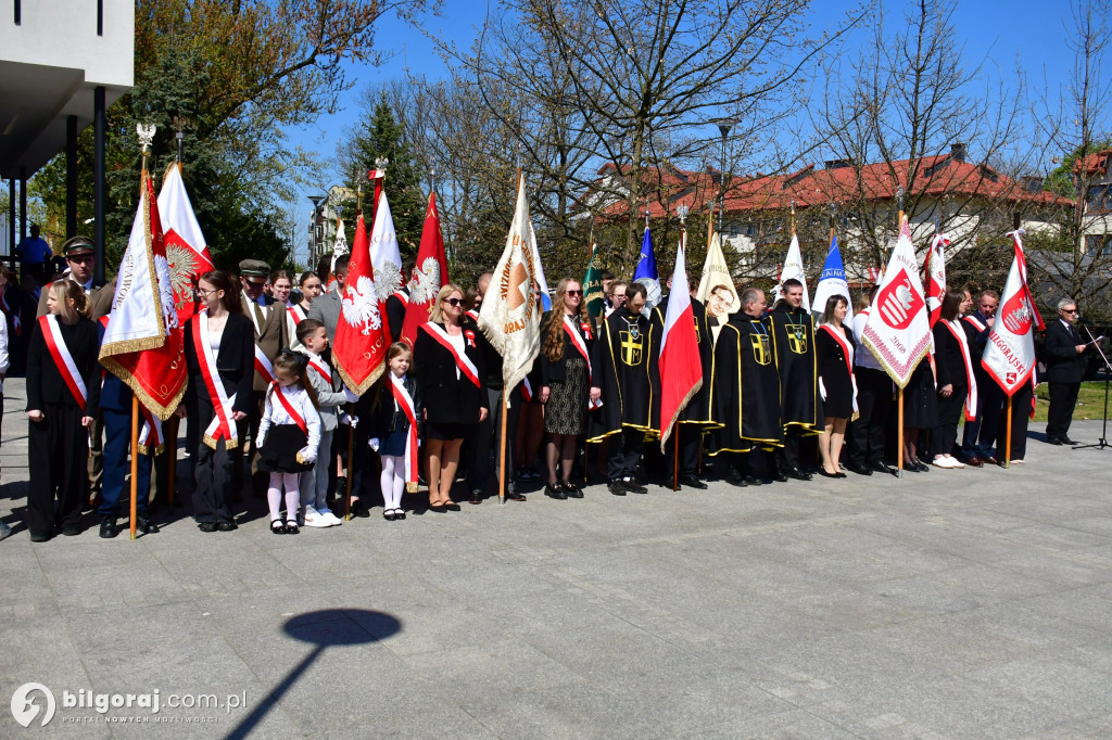 Relacja z uroczystości 3 Maja w Biłgoraju