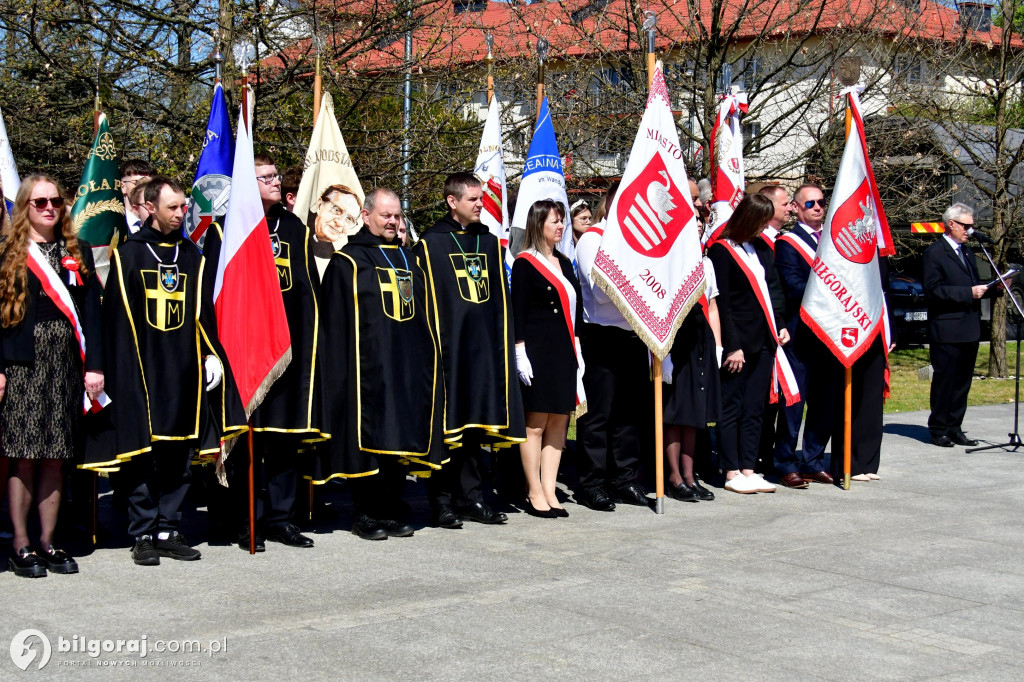 Relacja z uroczystości 3 Maja w Biłgoraju