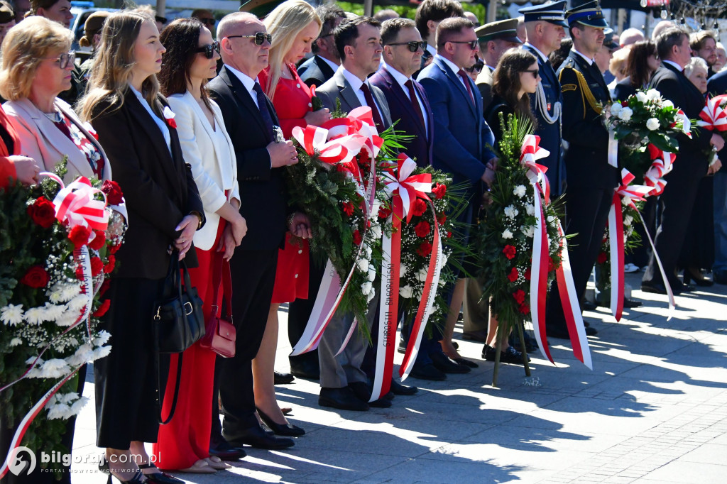 Relacja z uroczystości 3 Maja w Biłgoraju