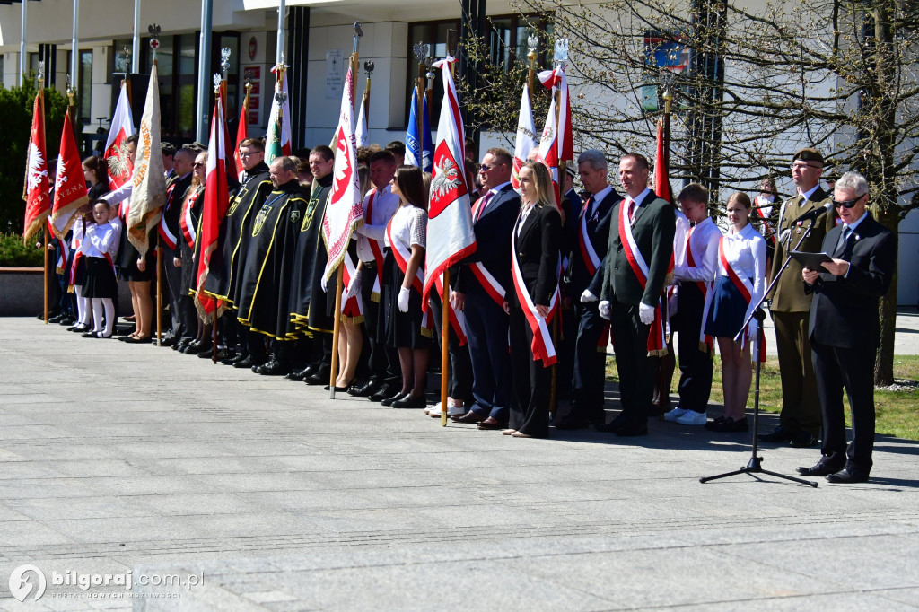 Relacja z uroczystości 3 Maja w Biłgoraju