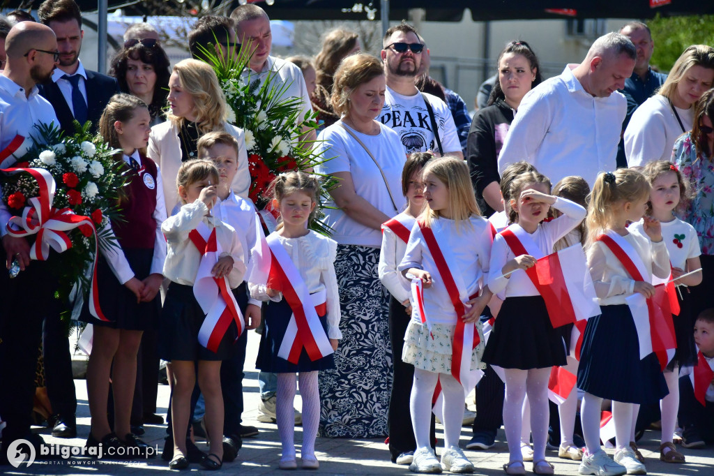 Relacja z uroczystości 3 Maja w Biłgoraju