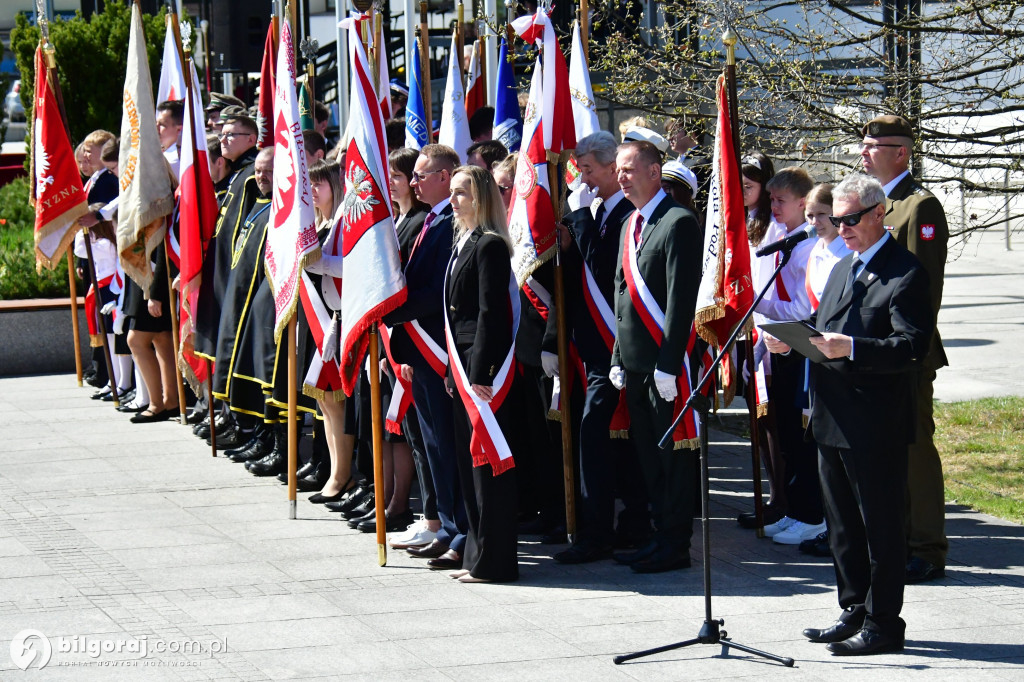 Relacja z uroczystości 3 Maja w Biłgoraju
