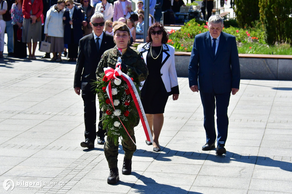 Relacja z uroczystości 3 Maja w Biłgoraju