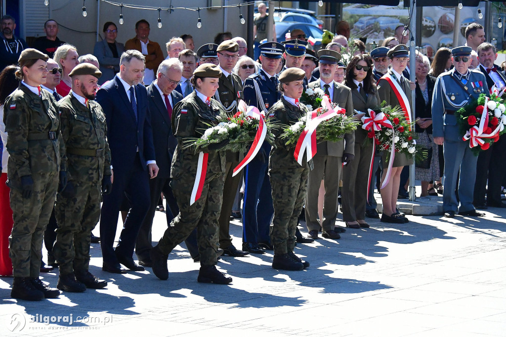 Relacja z uroczystości 3 Maja w Biłgoraju