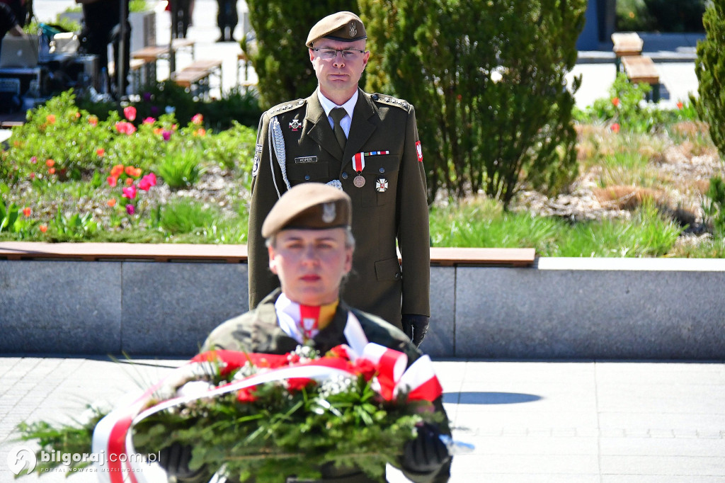 Relacja z uroczystości 3 Maja w Biłgoraju