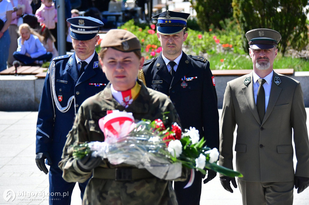 Relacja z uroczystości 3 Maja w Biłgoraju