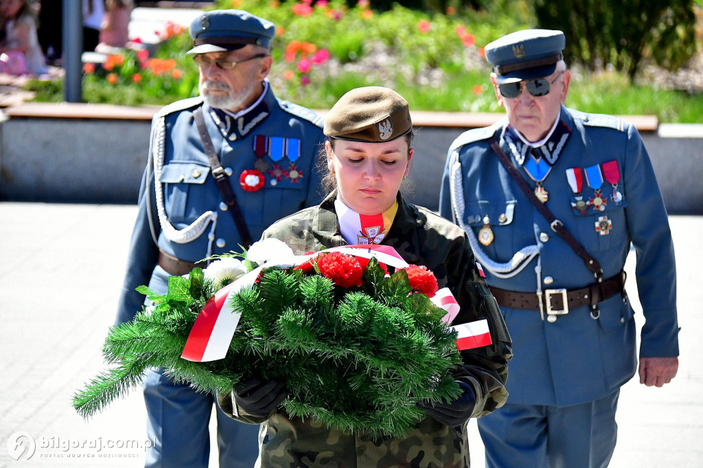 Relacja z uroczystości 3 Maja w Biłgoraju