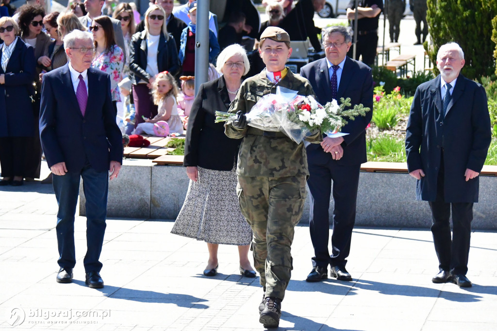 Relacja z uroczystości 3 Maja w Biłgoraju