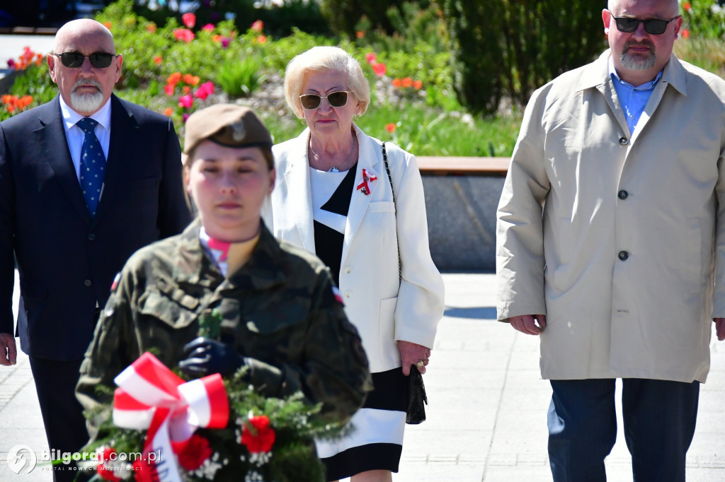 Relacja z uroczystości 3 Maja w Biłgoraju