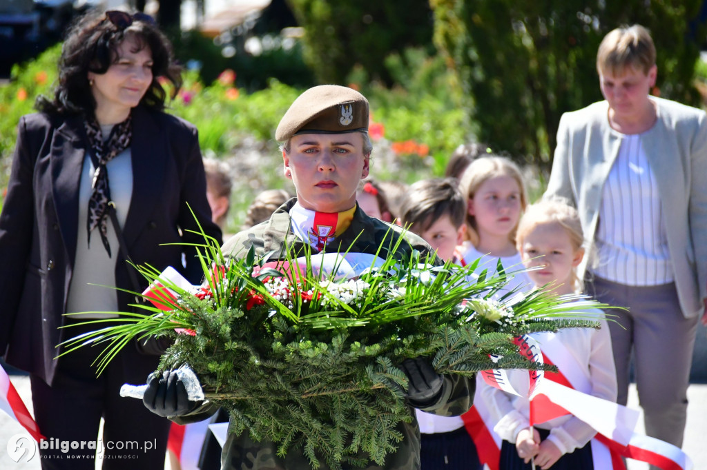 Relacja z uroczystości 3 Maja w Biłgoraju