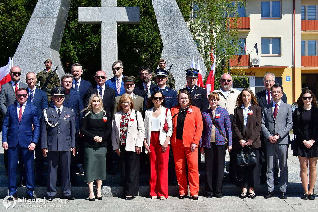 Relacja z uroczystości 3 Maja w Biłgoraju