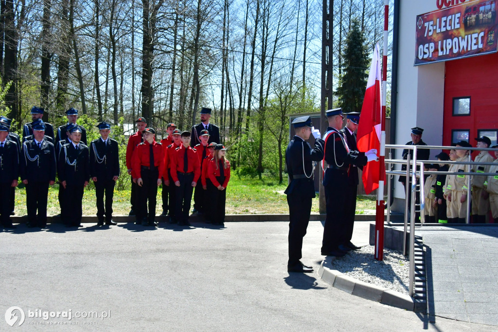 Gminny Dzień Strażaka jubileusz OSP w Lipowcu