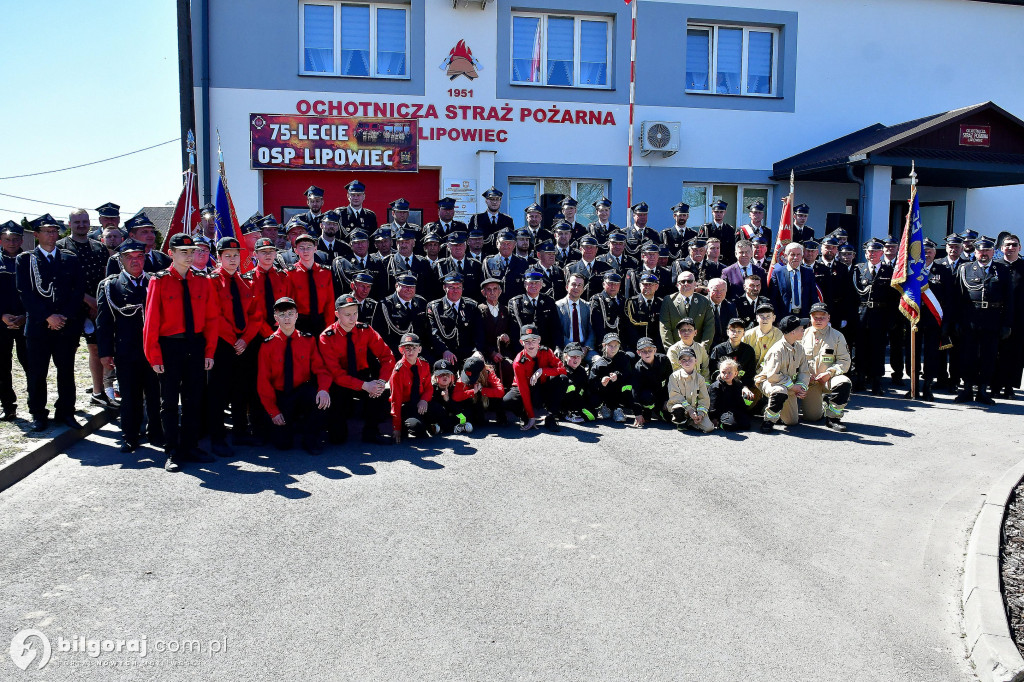 Gminny Dzień Strażaka jubileusz OSP w Lipowcu