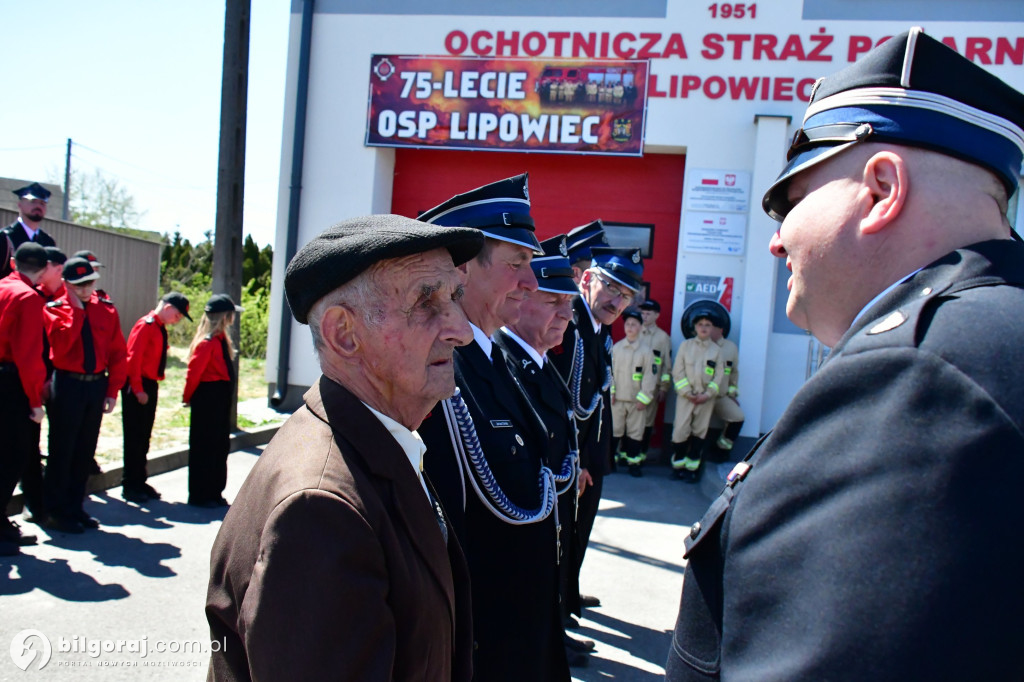 Gminny Dzień Strażaka jubileusz OSP w Lipowcu
