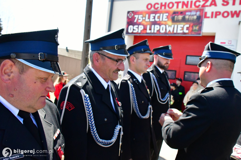 Gminny Dzień Strażaka jubileusz OSP w Lipowcu