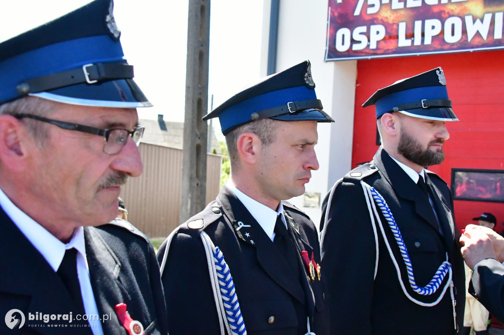 Gminny Dzień Strażaka jubileusz OSP w Lipowcu