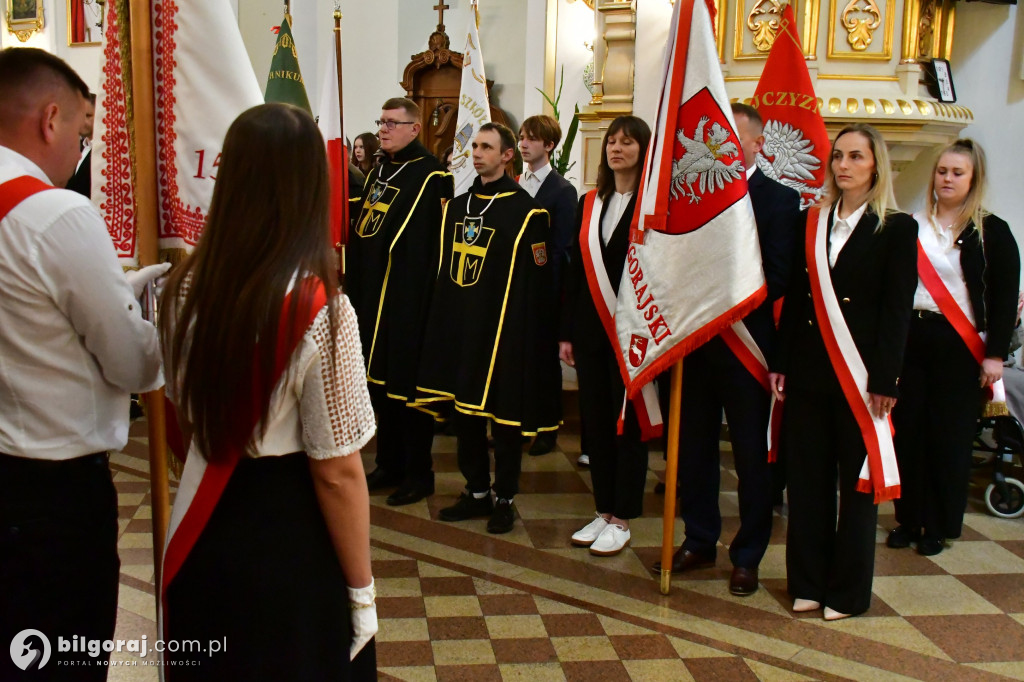 Relacja z uroczystości 3 Maja w Biłgoraju