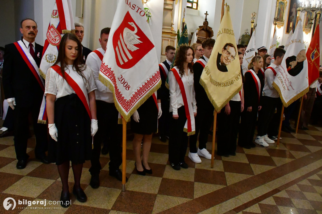 Relacja z uroczystości 3 Maja w Biłgoraju