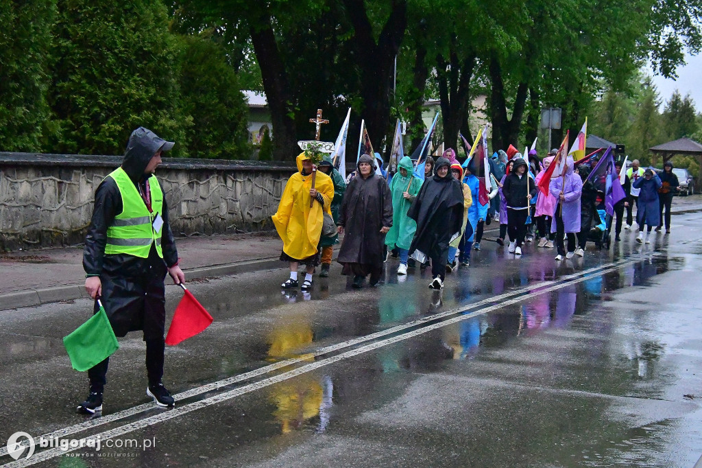 Pielgrzymi z Tereszpola idą do Górecka Kościelnego
