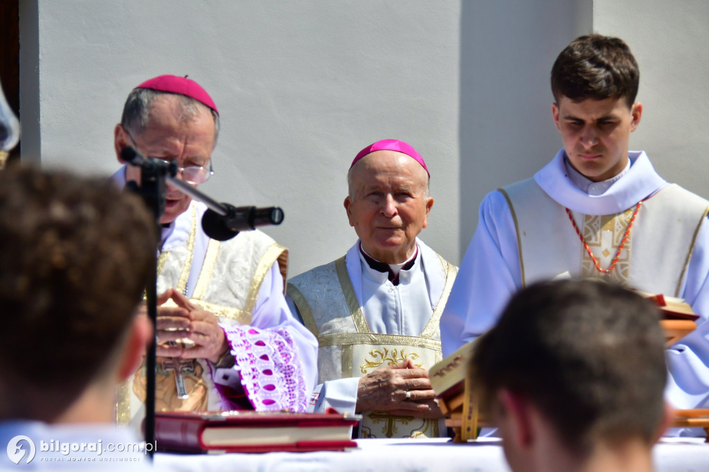 Biłgoraj. Msza święta przy kaplicy objawień