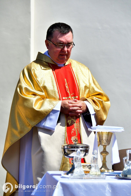 Biłgoraj. Msza święta przy kaplicy objawień