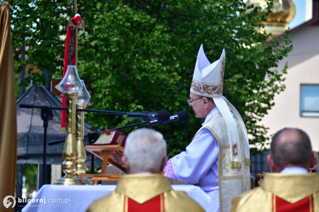 Biłgoraj. Msza święta przy kaplicy objawień