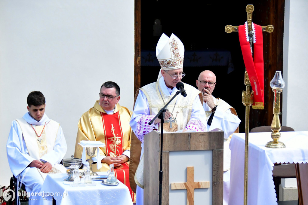Biłgoraj. Msza święta przy kaplicy objawień
