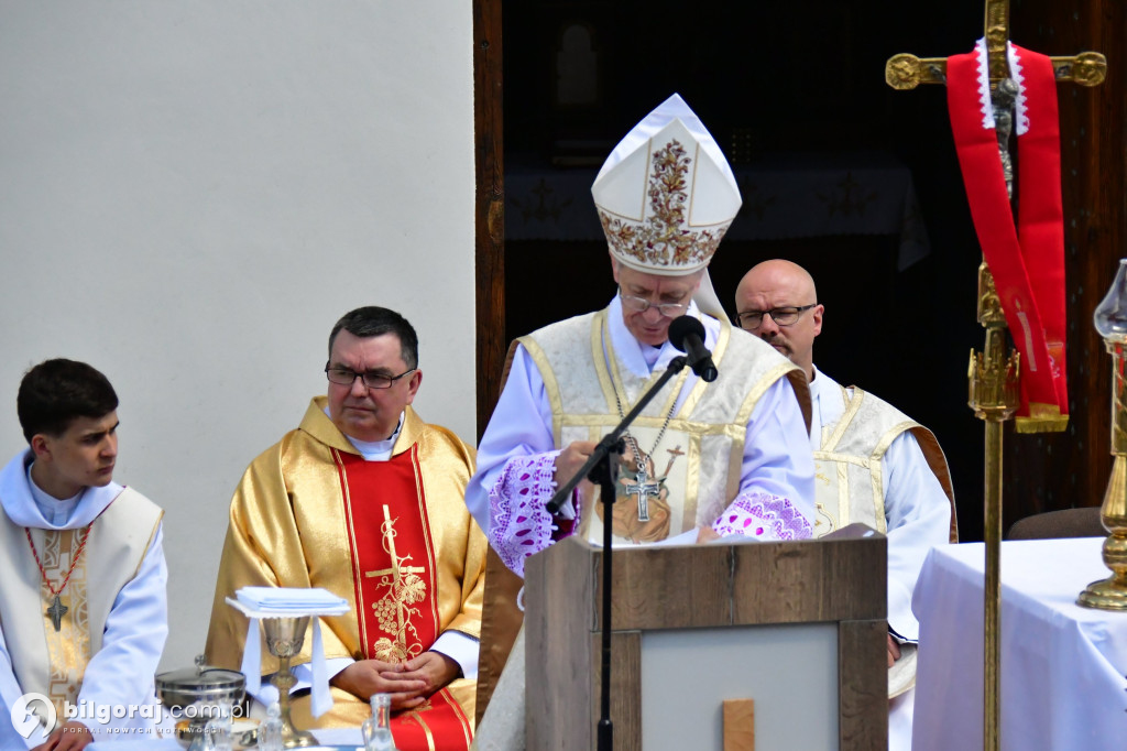 Biłgoraj. Msza święta przy kaplicy objawień