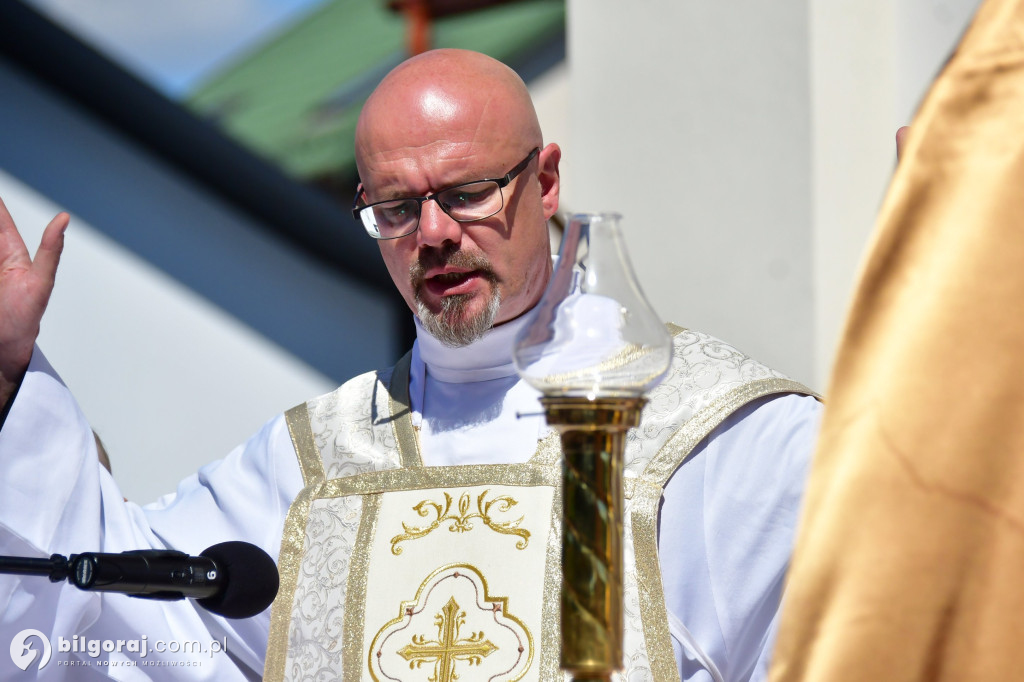 Biłgoraj. Msza święta przy kaplicy objawień