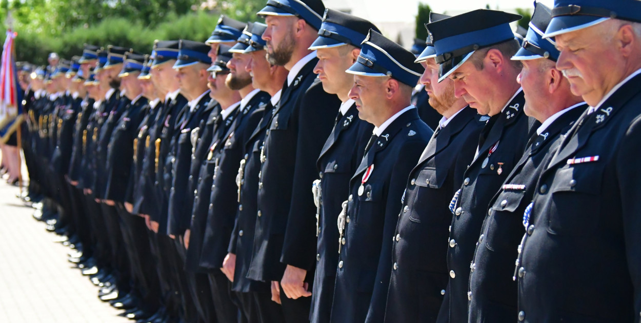Hołd za walkę z pożarem w Puszczy Solskiej