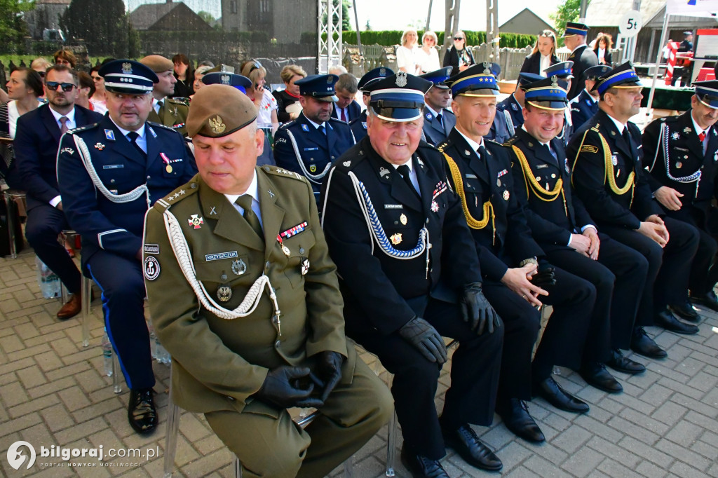 Hołd za walkę z pożarem w Puszczy Solskiej