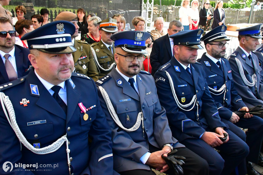 Hołd za walkę z pożarem w Puszczy Solskiej