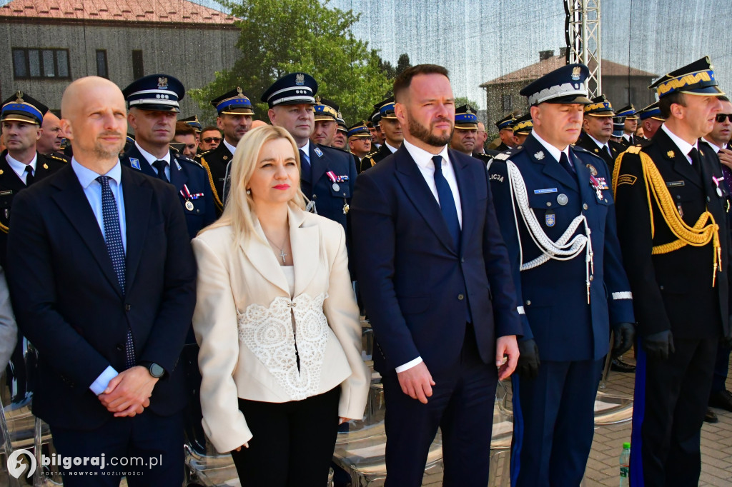 Hołd za walkę z pożarem w Puszczy Solskiej
