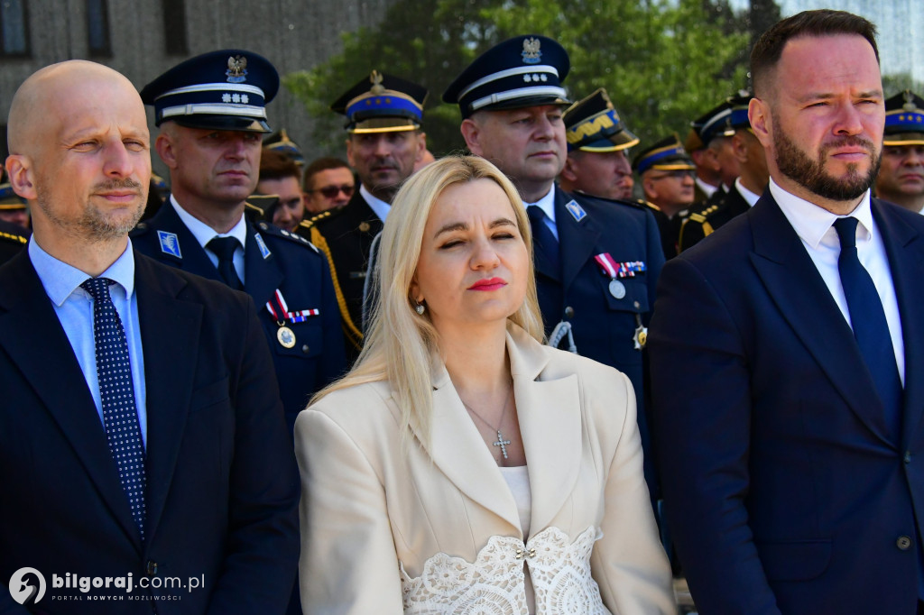 Hołd za walkę z pożarem w Puszczy Solskiej