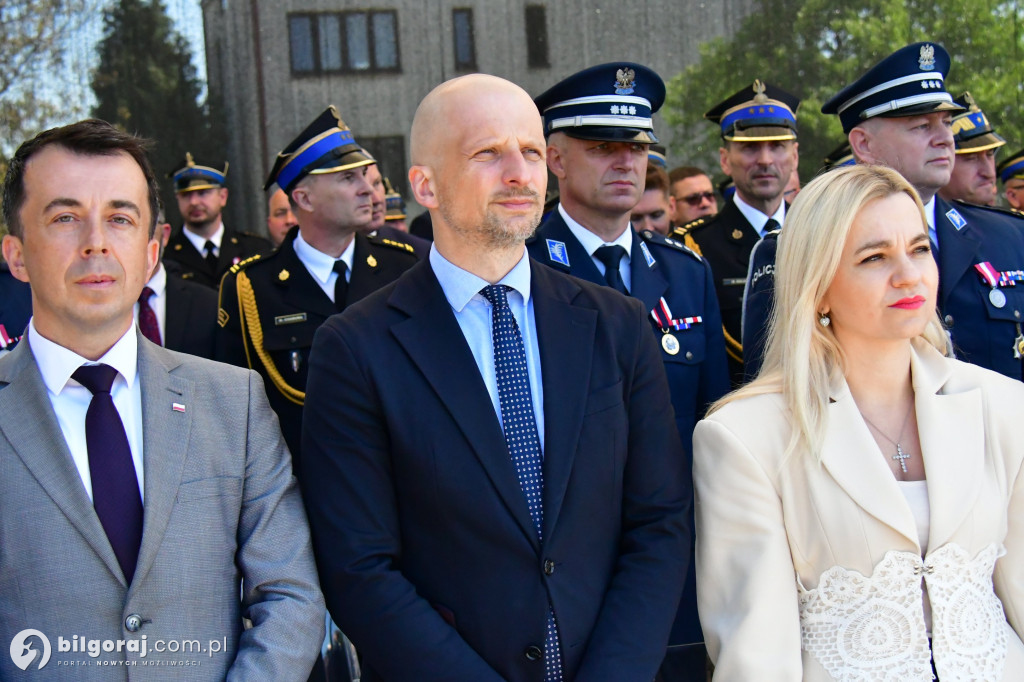 Hołd za walkę z pożarem w Puszczy Solskiej