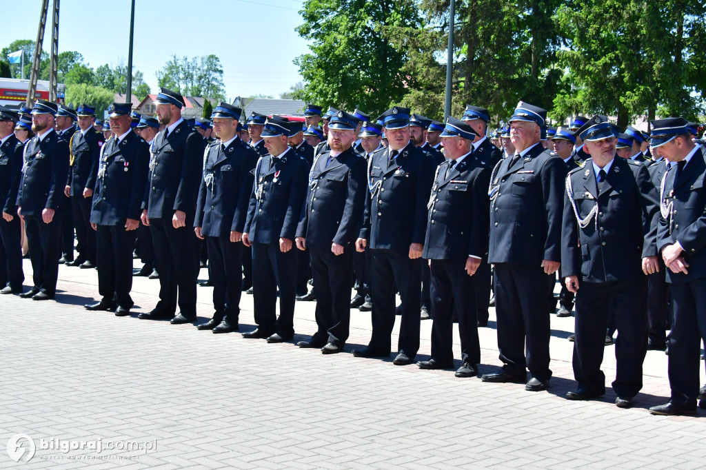 Hołd za walkę z pożarem w Puszczy Solskiej