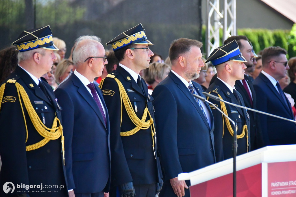 Hołd za walkę z pożarem w Puszczy Solskiej