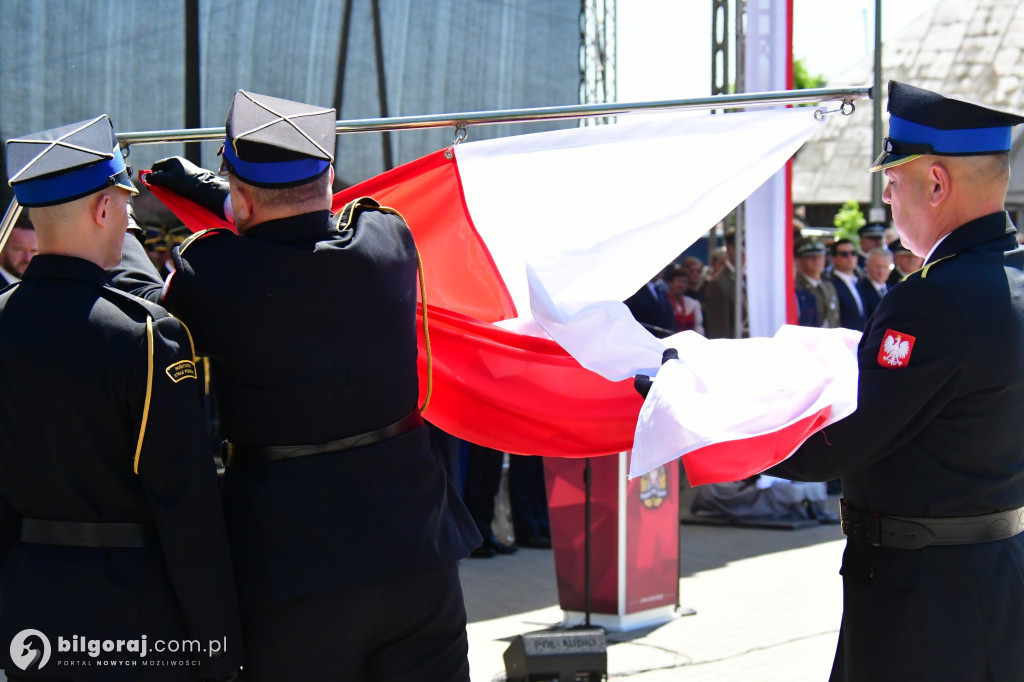 Hołd za walkę z pożarem w Puszczy Solskiej