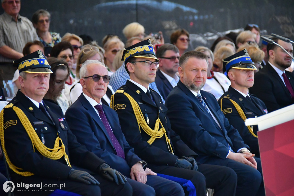 Hołd za walkę z pożarem w Puszczy Solskiej