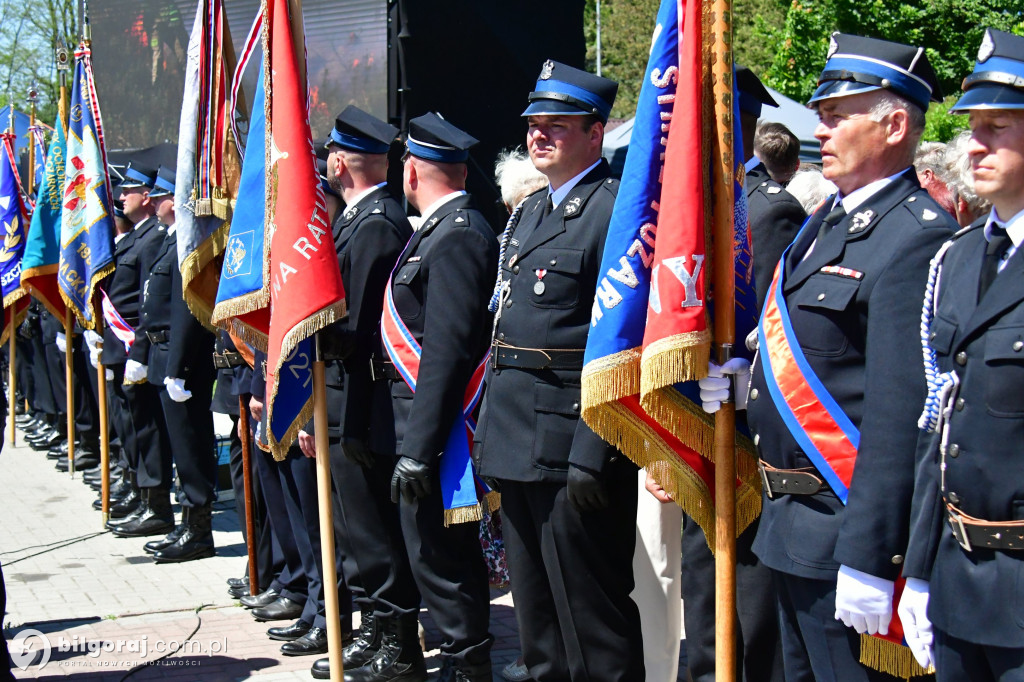 Hołd za walkę z pożarem w Puszczy Solskiej
