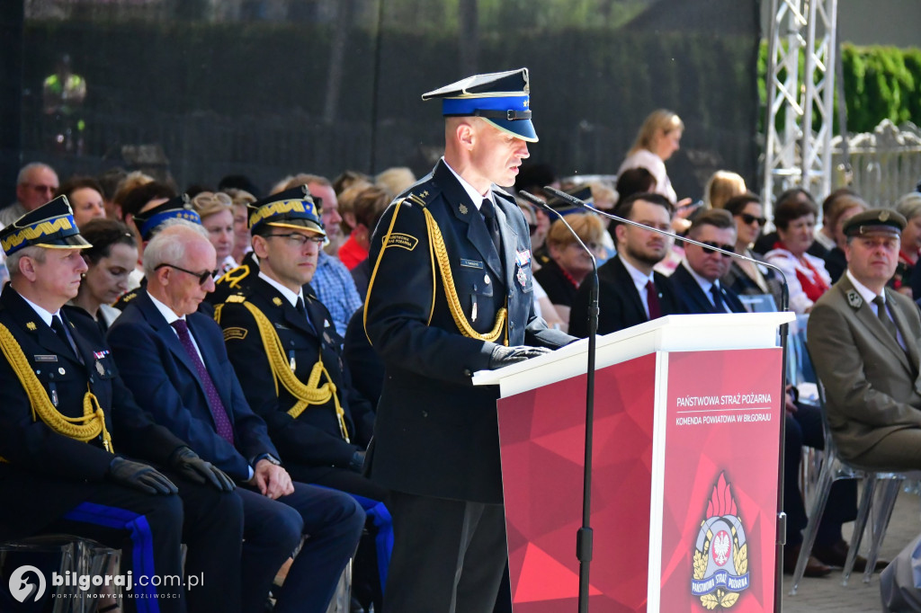 Hołd za walkę z pożarem w Puszczy Solskiej