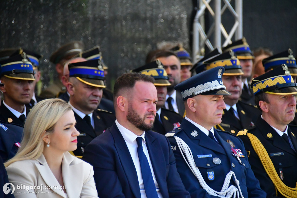 Hołd za walkę z pożarem w Puszczy Solskiej