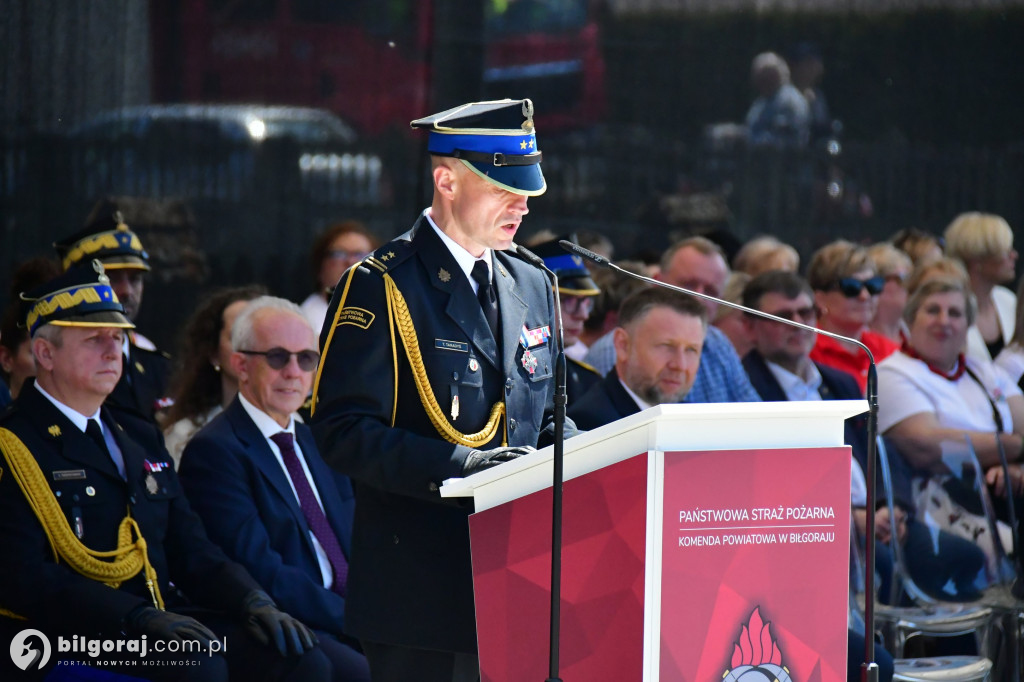 Hołd za walkę z pożarem w Puszczy Solskiej