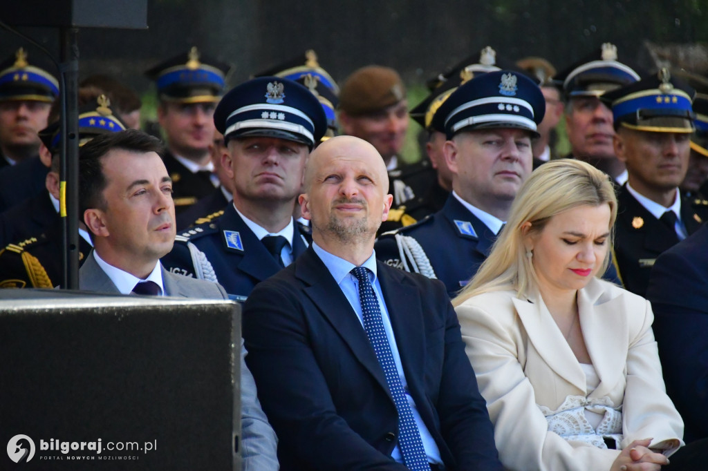 Hołd za walkę z pożarem w Puszczy Solskiej